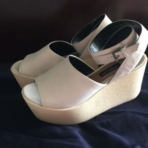 Ladies open toe wedge sandals